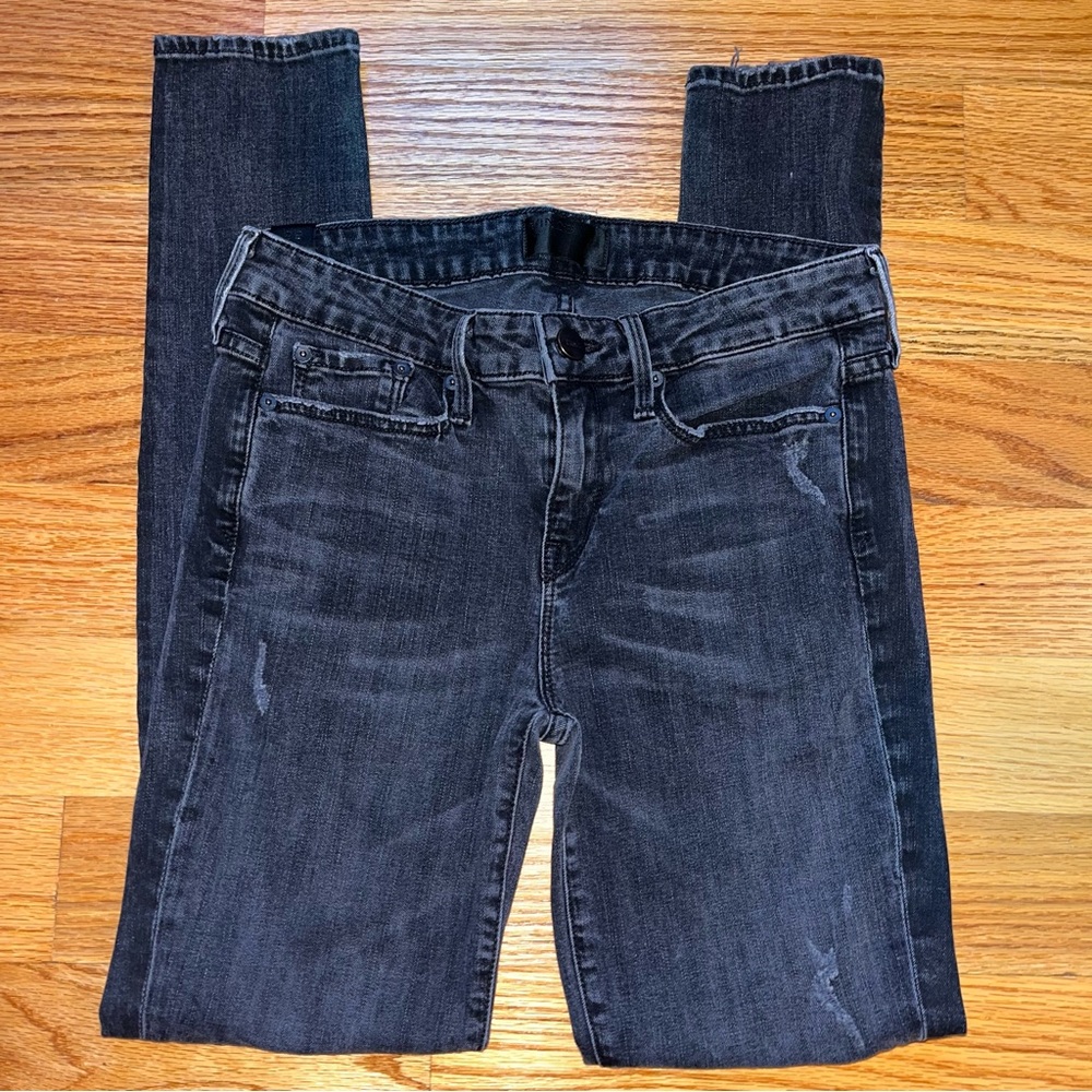 Vince Dylan skinny black jeans size 28